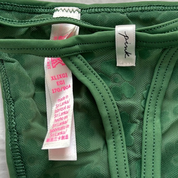 Victoria’s Secret Pink strappy mesh thong with floral detail Size XL. Excellent. - Picture 5 of 6